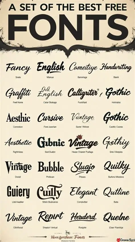 Choose readable fonts